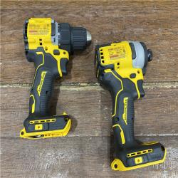 AS-IS DEWALT ATOMIC 20-Volt MAX Lithium-Ion Cordless Combo Kit (2-Tool) with (2) 2.0Ah Batteries, Charger and Bag