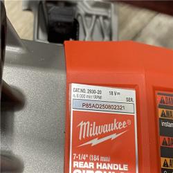 AS-IS Milwaukee FUEL 18V Lithium-Ion Cordless 7-1/4 in. Rear Handle Circular Saw (Tool-Only)
