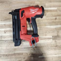 HOUSTON LOCATION - AS-IS (APPEARS LIKE NEW) Milwaukee  FUEL 18-Volt Lithium-Ion Brushless Cordless Gen II 18-Gauge Brad Nailer (Tool-Only)