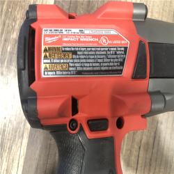 AS -IS Milwaukee  FUEL Gen-2 18V Lithium-Ion Brushless Cordless Mid Torque 1/2 in. Impact Wrench w/Friction Ring (Tool-Only)