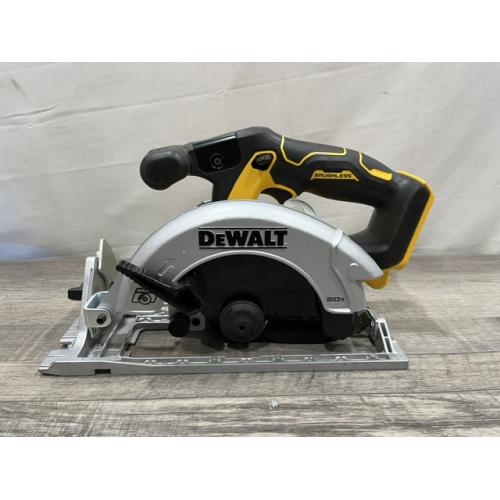 AS-IS DEWALT 20V MAX Cordless Brushless 6-1/2 in. Sidewinder Style Circular Saw (Tool Only)