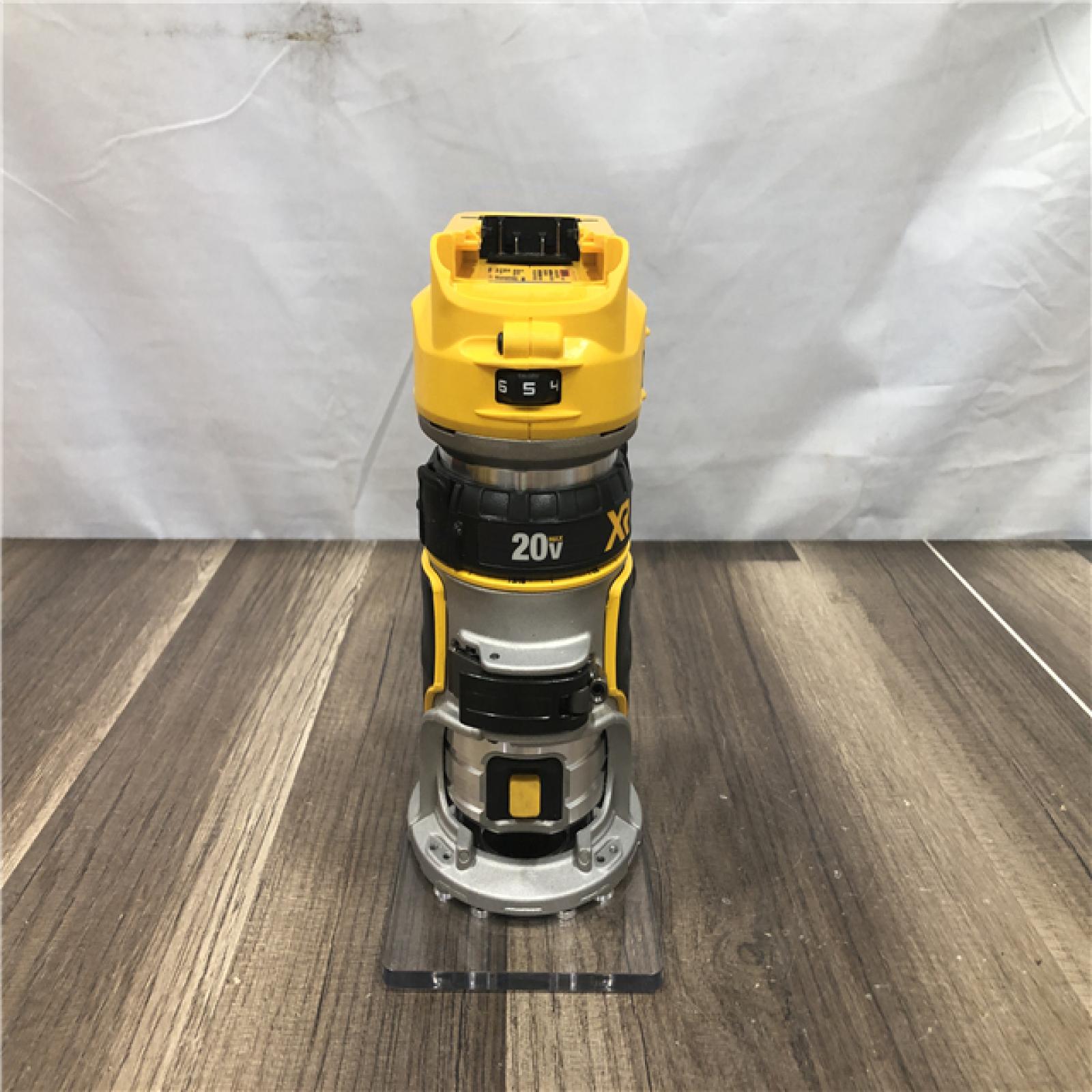 AS-IS DEWALT 20V MAX XR Cordless Brushless Fixed Base Compact Router (Tool Only)