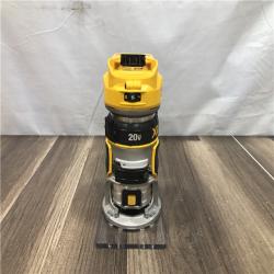 AS-IS DEWALT 20V MAX XR Cordless Brushless Fixed Base Compact Router (Tool Only)