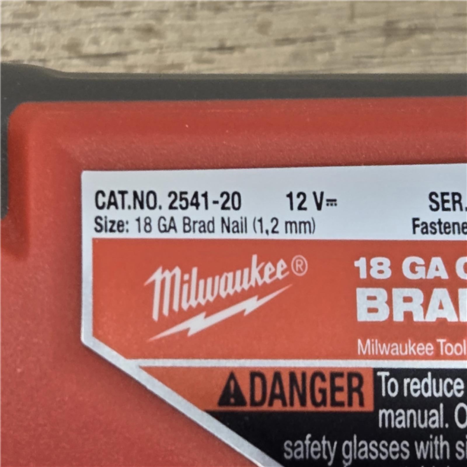 AS-IS Milwaukee  FUEL 12V Cordless 18-Gauge 1-1/2 in. Compact Brad Nailer (Tool Only)