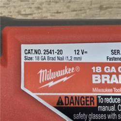AS-IS Milwaukee  FUEL 12V Cordless 18-Gauge 1-1/2 in. Compact Brad Nailer (Tool Only)