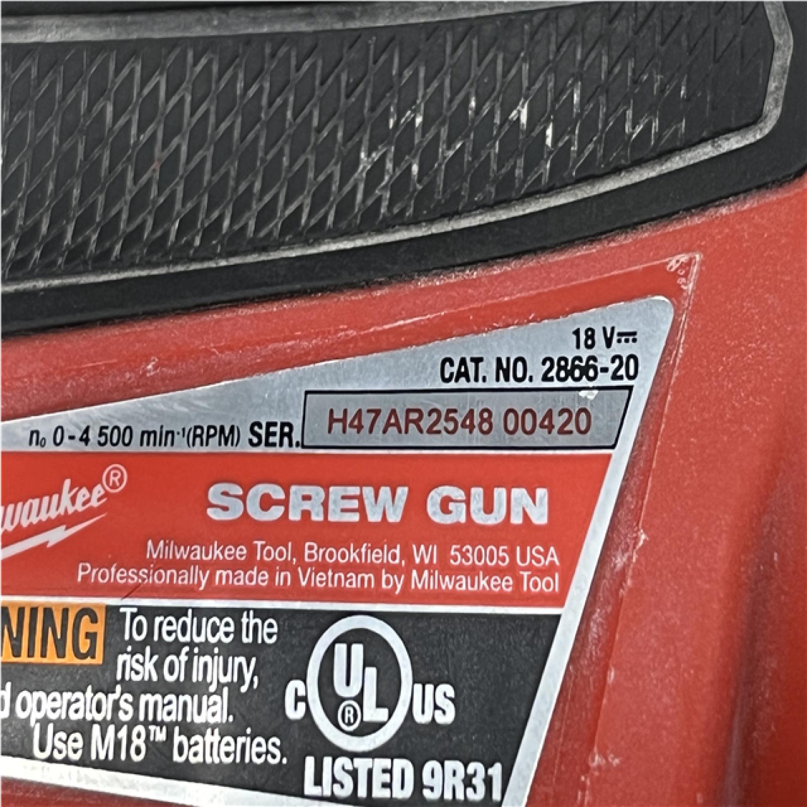 AS-IS Milwaukee FUEL 18V Lithium-Ion Brushless Cordless Drywall Screw Gun (Tool-Only)