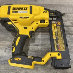 AS-IS DEWALT 20V MAX XR Lithium-Ion Electric Cordless 18-Gauge Brad Nailer (Tool Only)