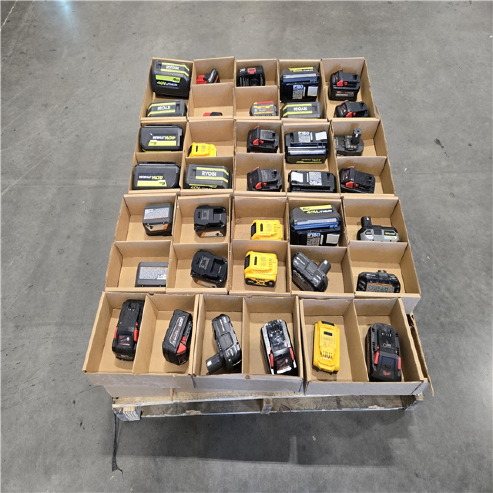 DALLAS LOCATION- AS-IS BATTERY PALLET
