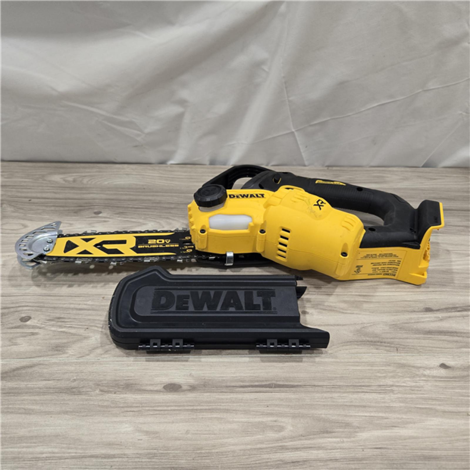 AS-IS DeWalt 20V MAX 8 in. Cordless Battery Powered Pruning Chainsaw (Tool Only)