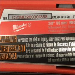 AS-IS Milwaukee M12 12-Volt Lithium-Ion Cordless 3/8 in. Right Angle Drill (Tool-Only)