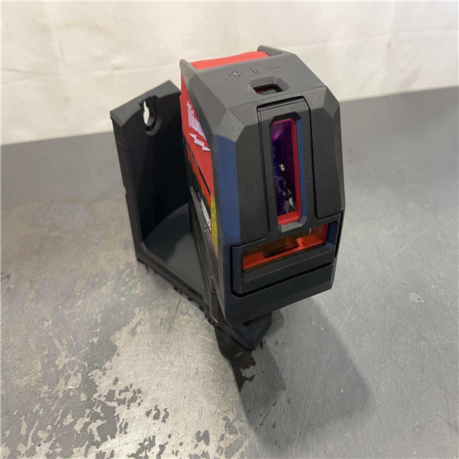 AS-IS - Milwaukee M12 12-Volt Lithium-Ion Cordless Green 125 Ft. Cross Line and Plumb Points Laser Level