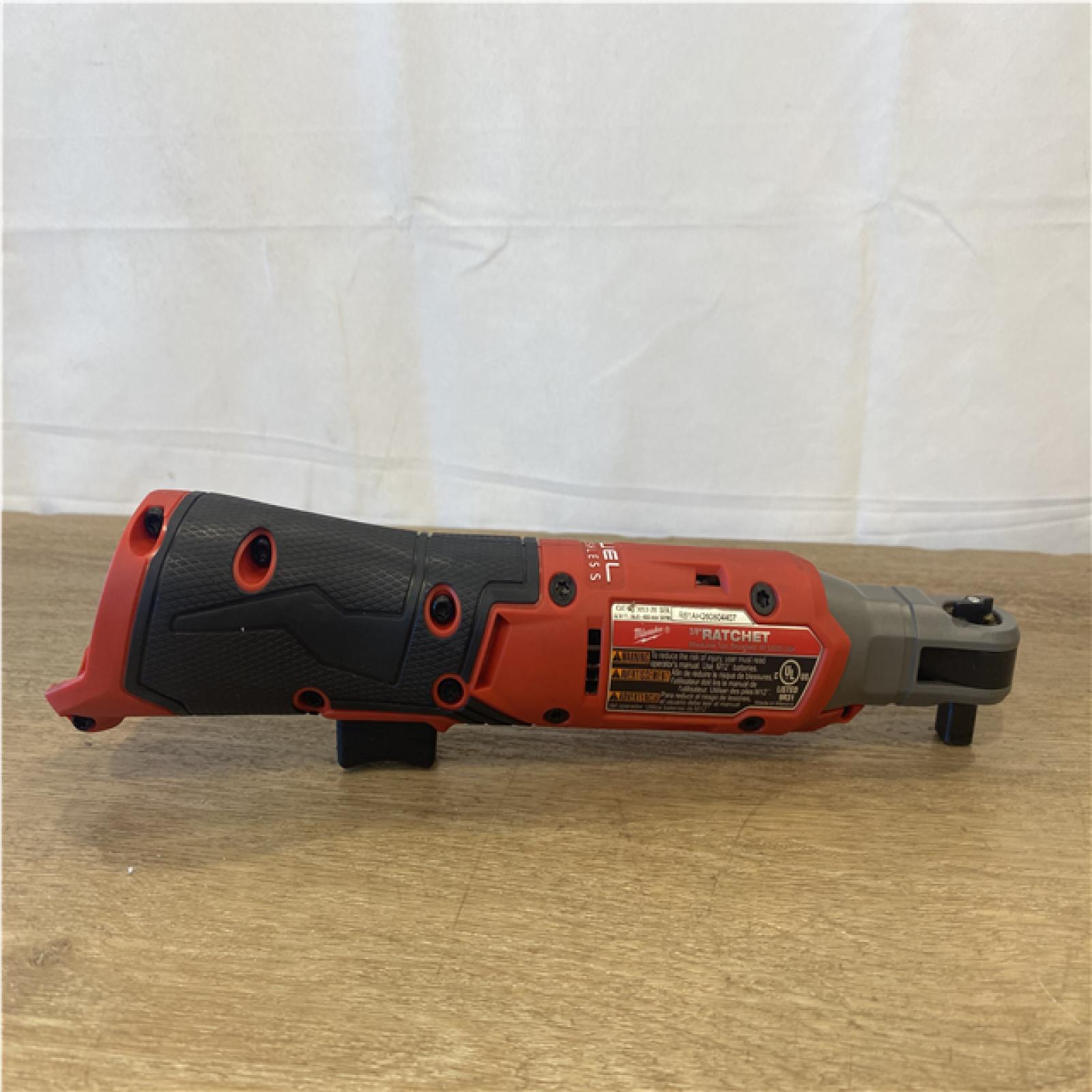 AS-IS Milwaukee FUEL 12V Lithium-Ion Compact 3/8 in. Cordless Ratchet (Tool-Only)
