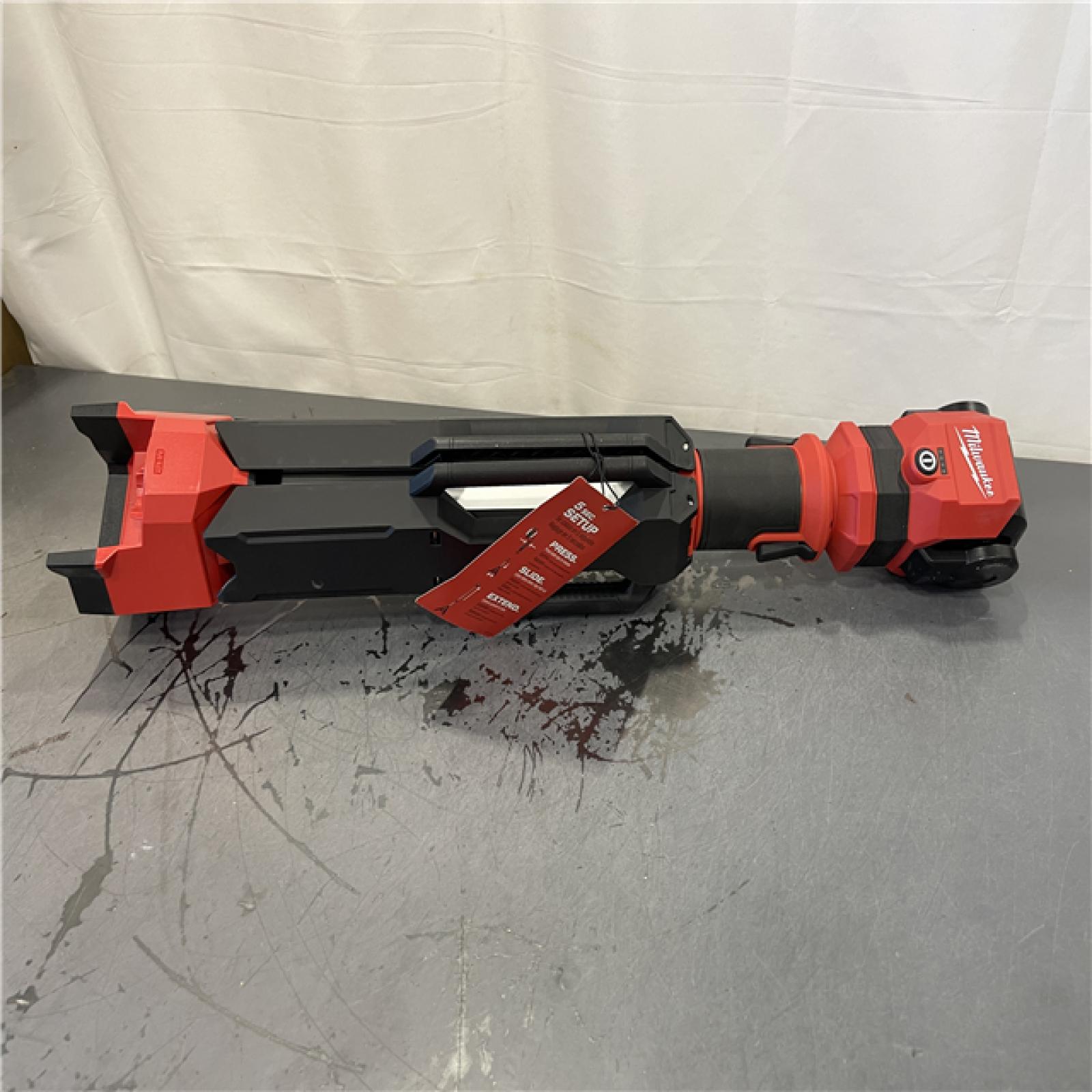 AS-IS - Milwaukee M12 12-Volt Lithium-Ion Cordless 1400 Lumen ROCKET LED Stand Work Light