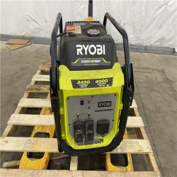 Houston Location - AS-IS Ryobi Easy Start 3,400 Running Watts 4,000 Starting Watts Generator