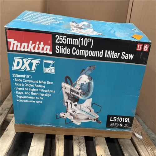 CALIFORNIA AS IS MAKITA LS1019L SLIDE COMPOUND MITER SAW