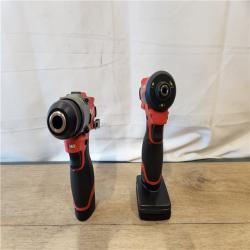 AS-IS- Milwaukee 12V Brushless Hammer Drill and Impact Driver Combo Kit