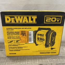 NEW -  DEWALT 20V MAX Cordless Electric Portable Inflator (Tool Only)