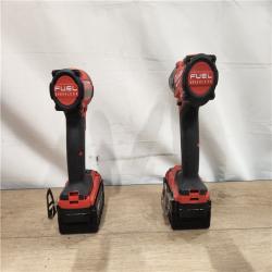 AS-IS- Milwaukee FUEL 18V Lithium-Ion Brushless Cordless Hammer Drill and Impact Driver Combo Kit