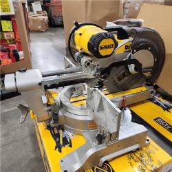 As-Is-  DEWALT 12 Double Bevel Sliding Compound Miter Saw