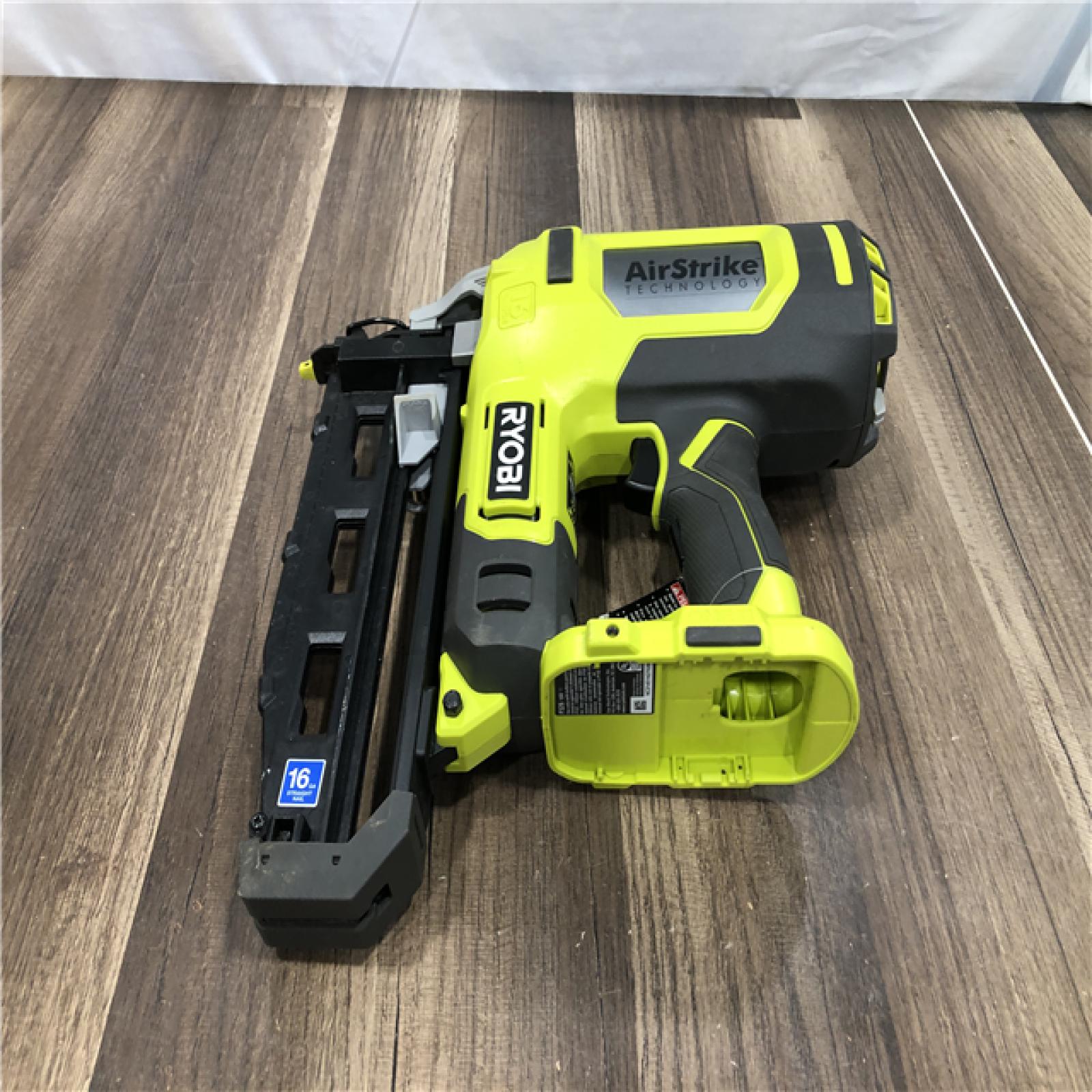 AS-IS RYOBI ONE+ 18V AirStrike 16-Gauge Cordless Finish Nailer (Tool Only)