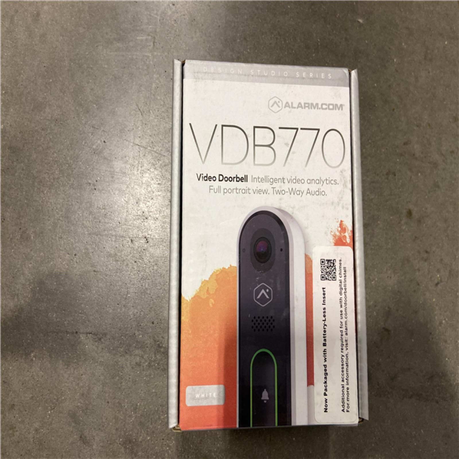 NEW! - Alarm.com ADC-VDB770-TH-C Video Doorbell Camera