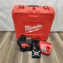 AS-IS- Milwaukee -M12 Green Beam Laser 360° 3-Plane Kit