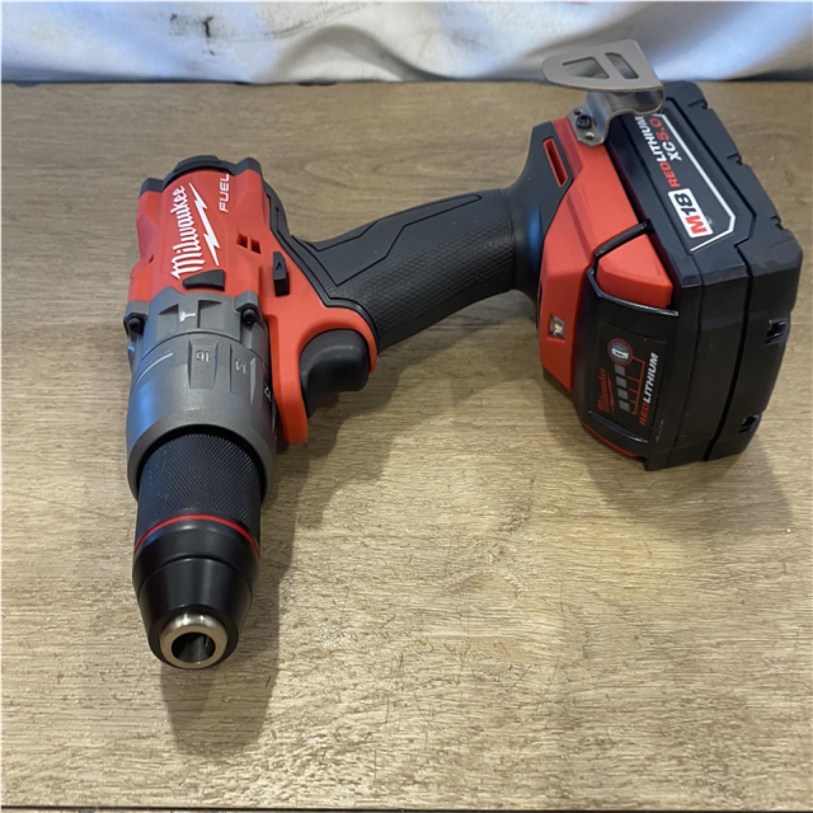 AS-IS Milwaukee FUEL 18V Lithium-Ion Brushless Cordless Hammer Drill and Impact Driver Combo Kit