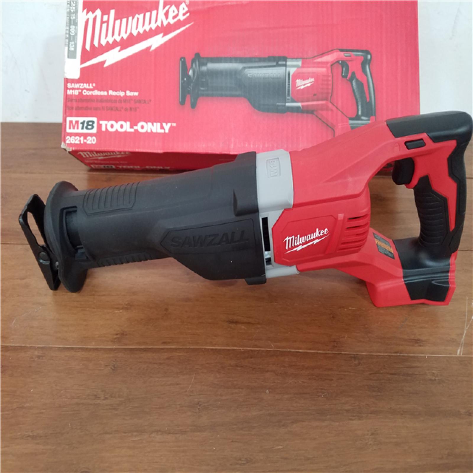 California NEW Milwaukee Sawzall M18 Cordless Recip Saw (Tool Only)
