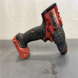 AS-IS - Milwaukee M18 FUEL 18V Lithium-Ion Brushless Cordless 1/2 in. Hammer Drill/Driver