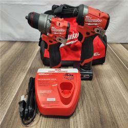 AS-IS- Milwaukee 12V Brushless Hammer Drill and Impact Driver Combo Kit