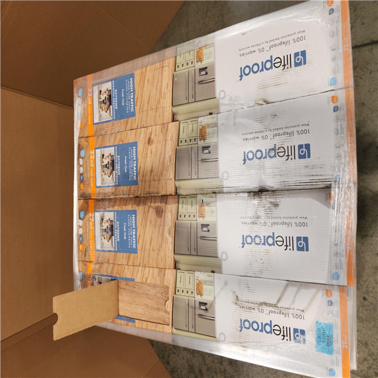 CALIFORNIA AS-IS Lifeproof Vinyl Plank Flooring Home Improvement Pallet
