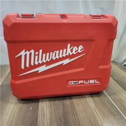 AS-IS Milwaukee 2904-22 Hammer Drill Driver Kit with Batteries  Charger & Tool Case  Red