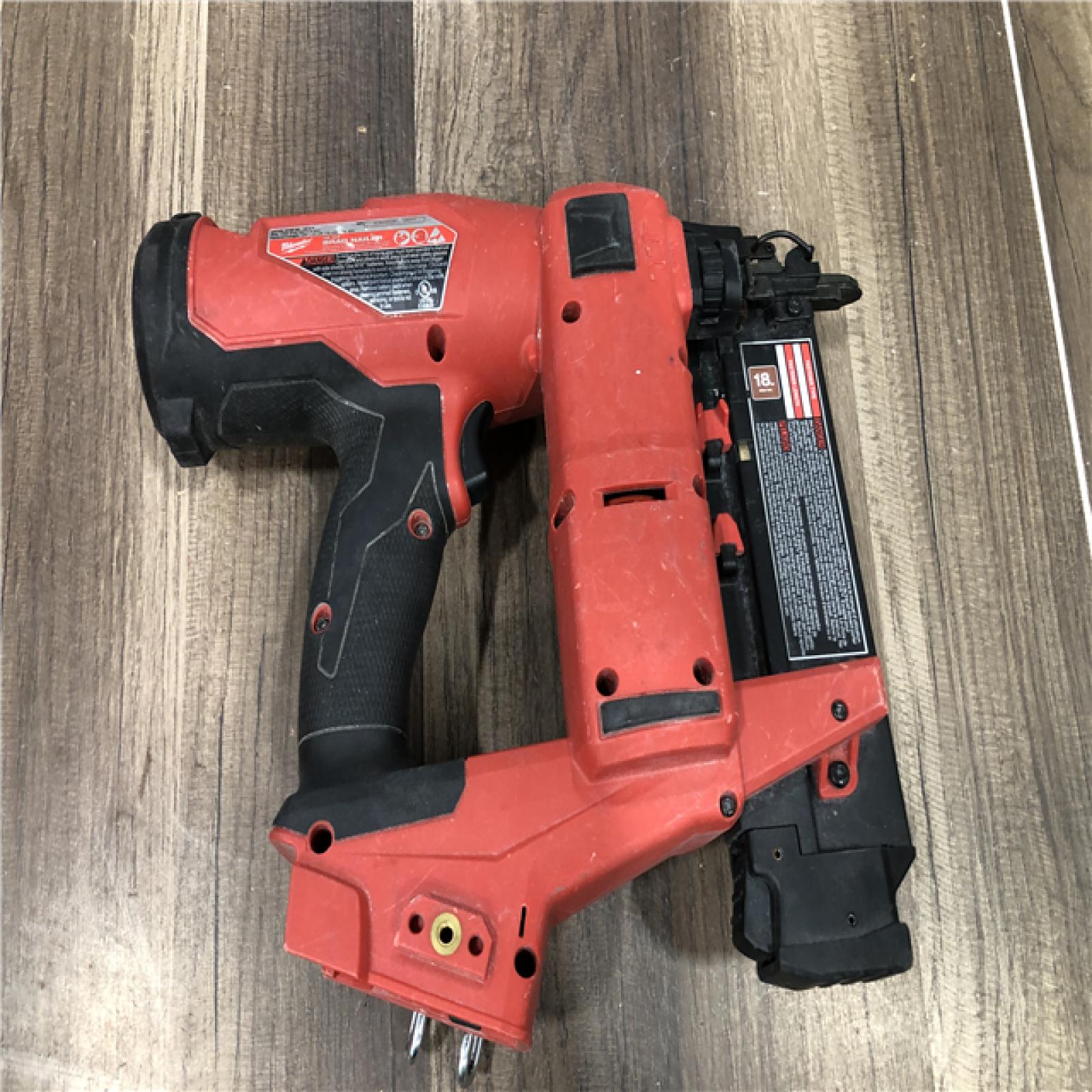 AS-IS Milwaukee FUEL 18-Volt Lithium-Ion Brushless Cordless Gen II 18-Gauge Brad Nailer (Tool-Only)