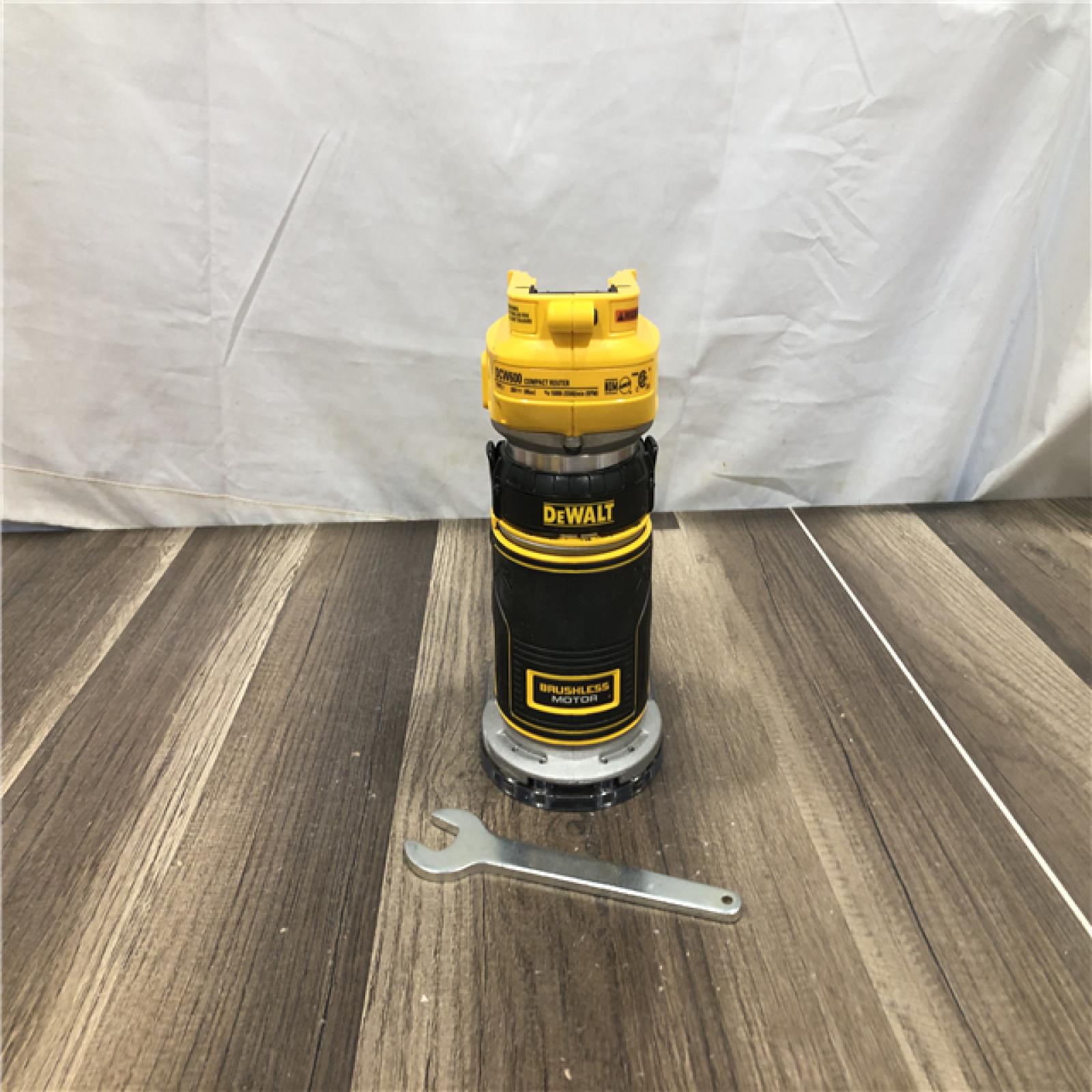 AS-IS DEWALT 20V MAX XR Cordless Brushless Fixed Base Compact Router (Tool Only)
