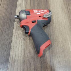 AS-IS Milwaukee M12 FUEL SURGE 12V Lithium-Ion Brushless Cordless 1/4 in. Hex Impact Driver Compact Kit W/Two 2.0Ah Batteries, Bag