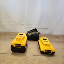 AS-IS- DEWALT 20V MAX Lithium-Ion Battery Kit with 5.0Ah and 2.0Ah Battery and Charger