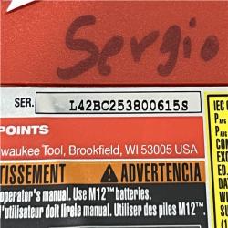 AS-IS Milwaukee 12-Volt Lithium-Ion Cordless Green 125 ft. Cross Line and Plumb Points Laser Level (Tool-Only)