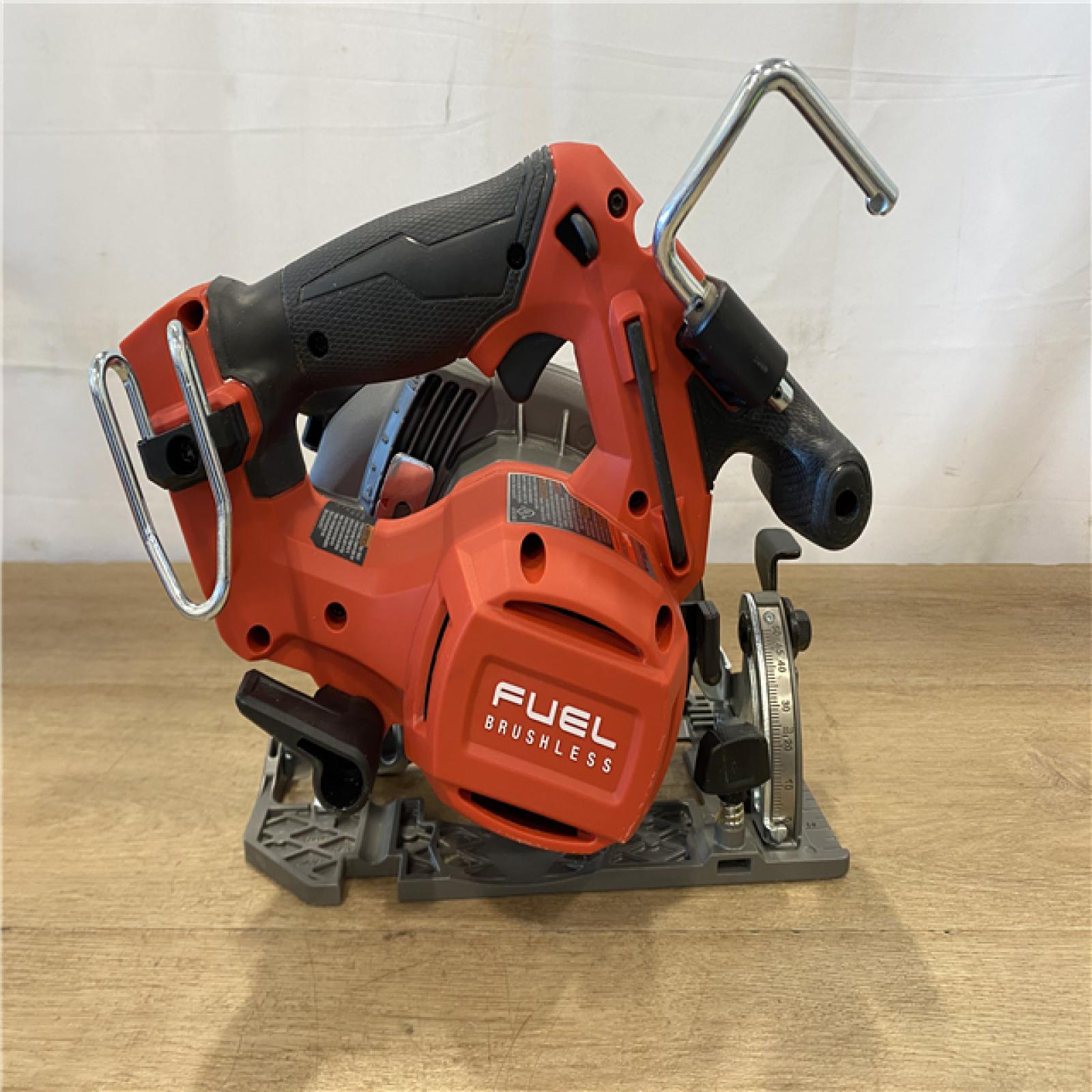 AS-IS Milwaukee FUEL 18V Lithium-Ion Brushless Cordless 6-1/2 in. Circular Saw (Tool-Only)