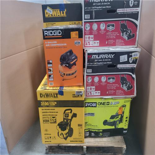 CALIFORNIA AS-IS OUTDOOR POWER EQUIPMENT