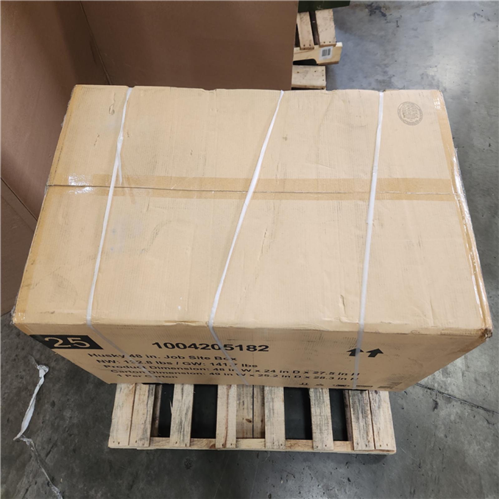 Phoenix NEW Husky Tool Storage 48 in. W Black Steel Job Site Toolbox (SEALED)