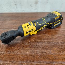 AS-IS DEWALT 20-Volt MAX Lithium-Ion Brushless Cordless 3/8 in. Ratchet Kit