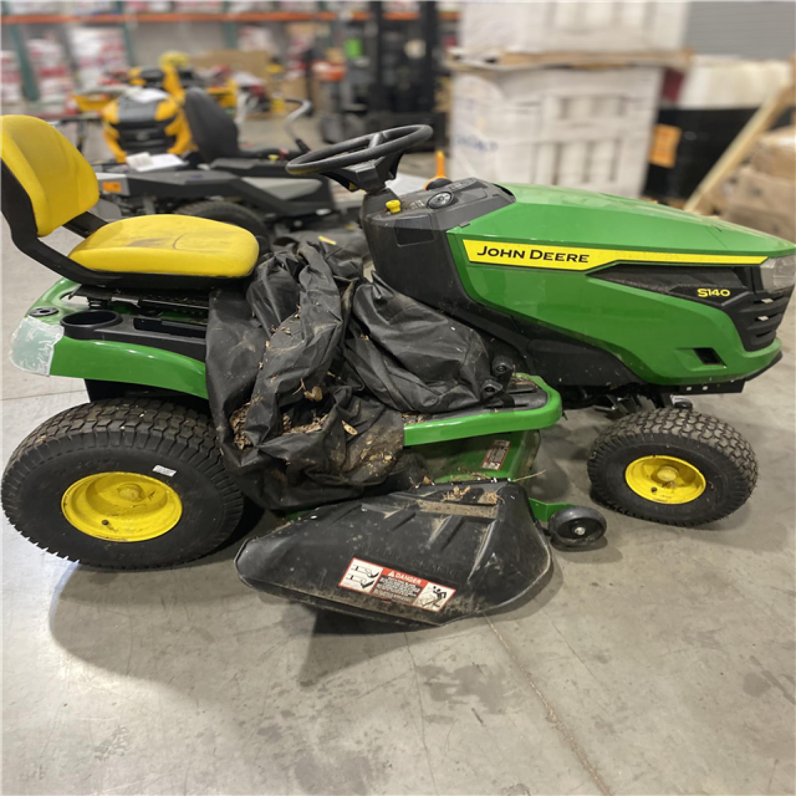 Dallas Location - As-Is John Deere S140 48 in Gas Riding Lawn Mower