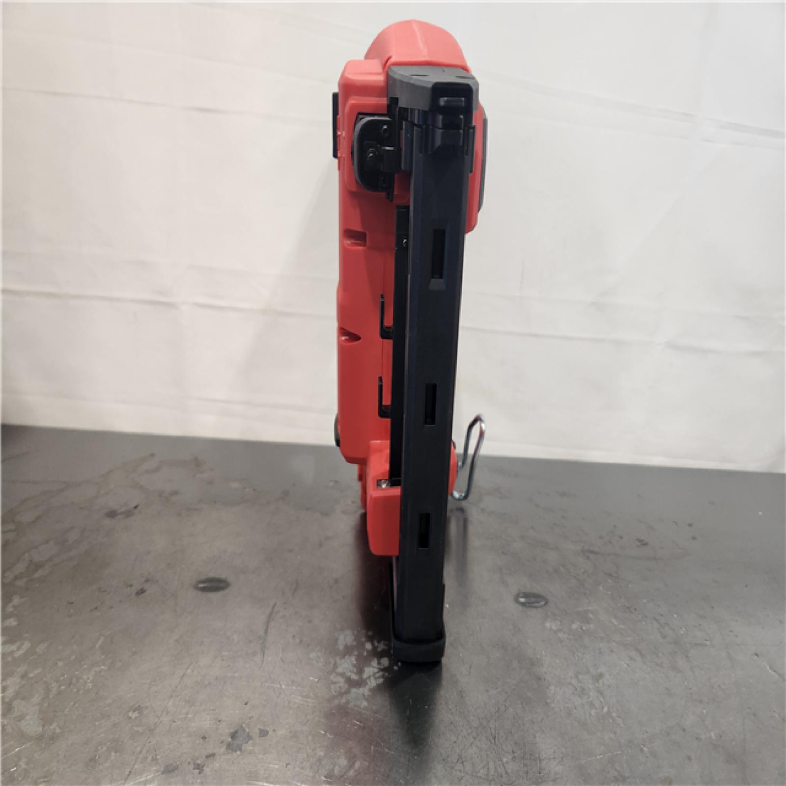 AS-IS- Milwaukee FUEL 18-Volt Lithium-Ion Brushless Cordless 18-Gauge 1/4 in. Narrow Crown Stapler (Tool-Only)