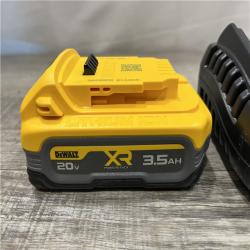 AS-IS DEWALT 20V MAX XR POWERSTACK Lithium-Ion Battery Starter Kit with 3.5Ah Battery and Charger