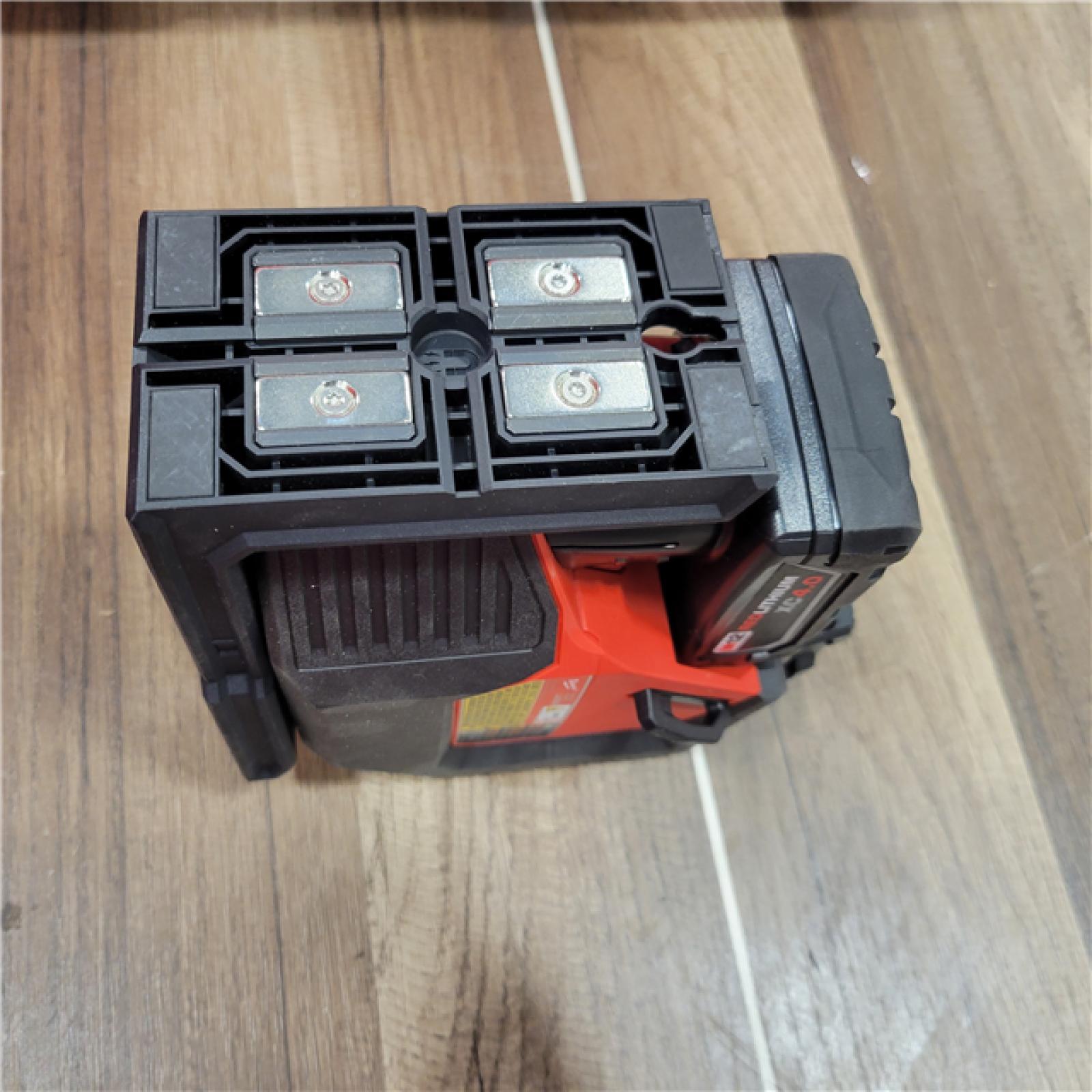 AS-IS Milwaukee M12 12-Volt Lithium-Ion Cordless Green 360-Degree Single Plane Laser Level Kit