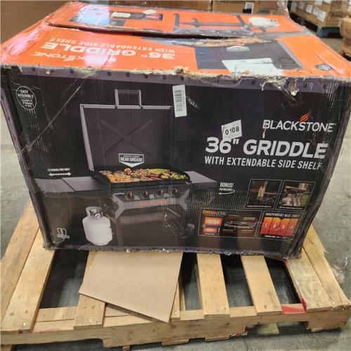 Phoenix NEW Blackstone 4-Burner Liquid Propane Outdoor Griddle with Hood in Black