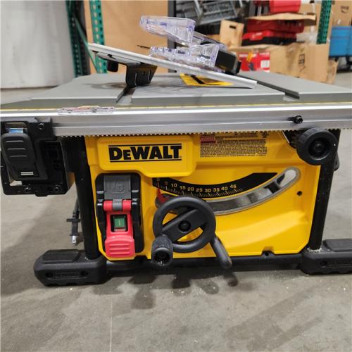 As-Is- DEWALT 15 Amp Corded 8-1/4 in. Compact Portable Jobsite Table Saw