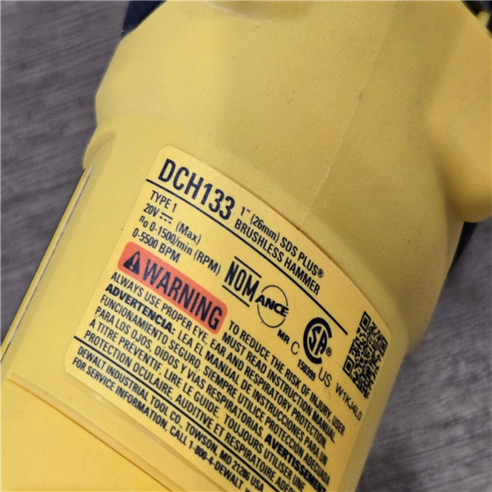 AS-IS DEWALT 20V MAX Cordless 1 in. SDS Plus D-Handle Concrete/Masonry Rotary Hammer (Tool Only)