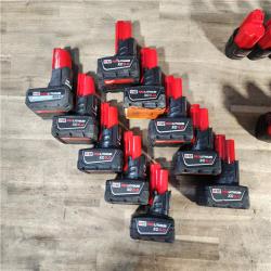 HOUSTON LOCATION - AS-IS MILWAUKEE BATTERY PACK QTY - 20