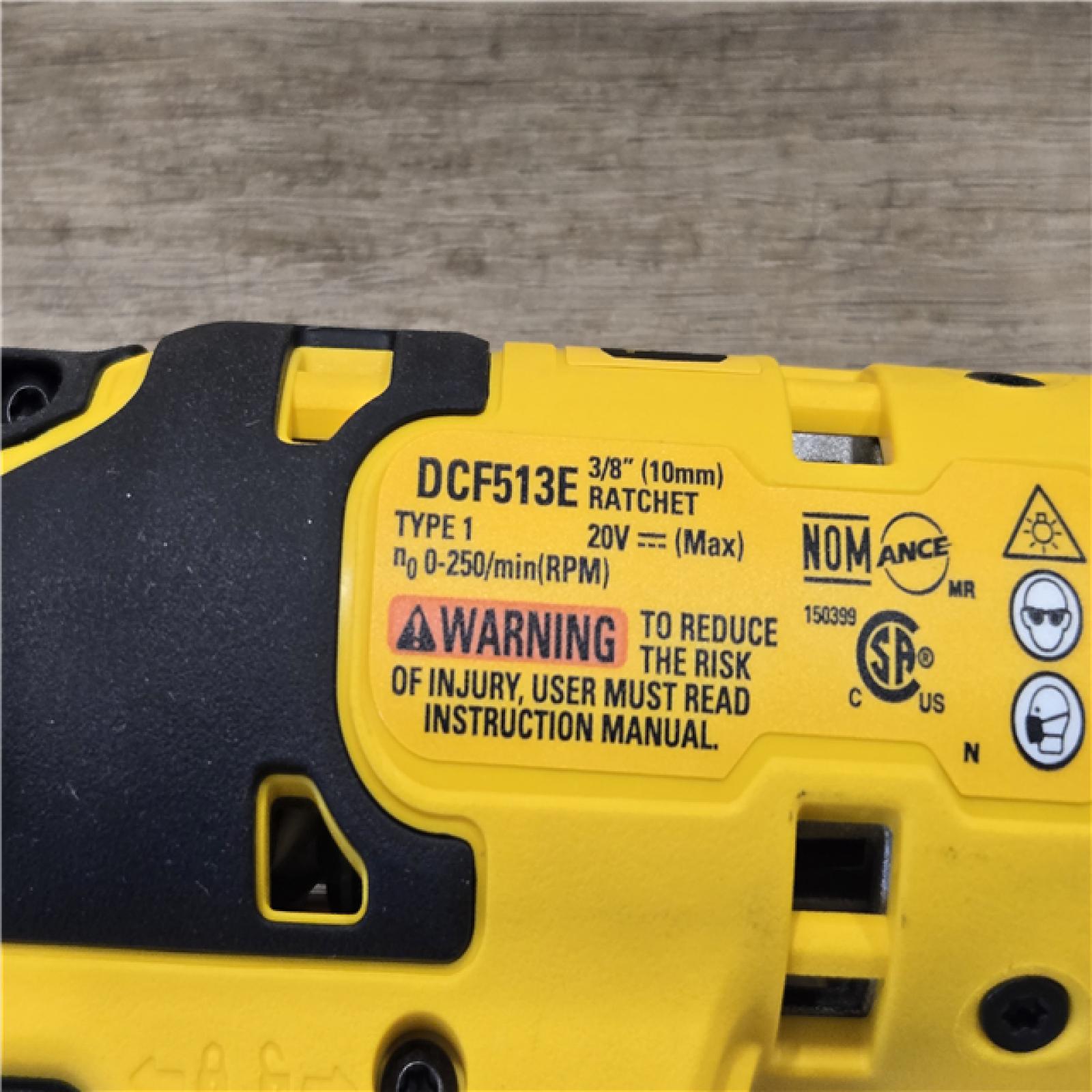 AS-IS DEWALT ATOMIC 20V MAX 3/8 in. Extended Reach Cordless Ratchet (Tool Only)